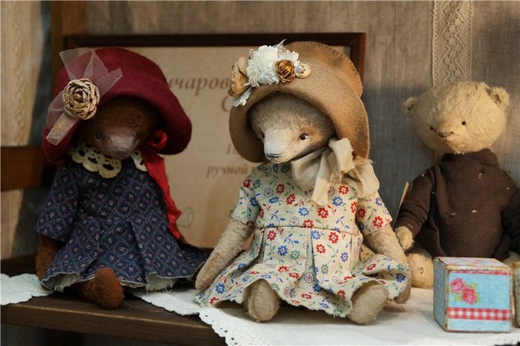Картинки с выставки кукол на Тишинке. Moscow Fair 2015. Всем любителям Тедди посвящается (фото 2)
