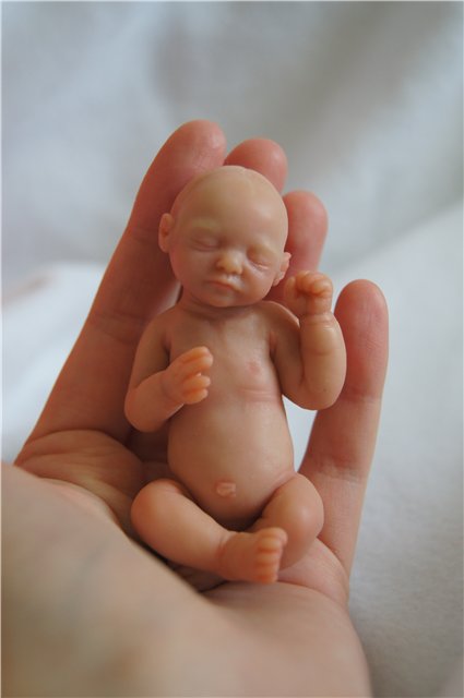 Моя крошка. Авторская мини кукла