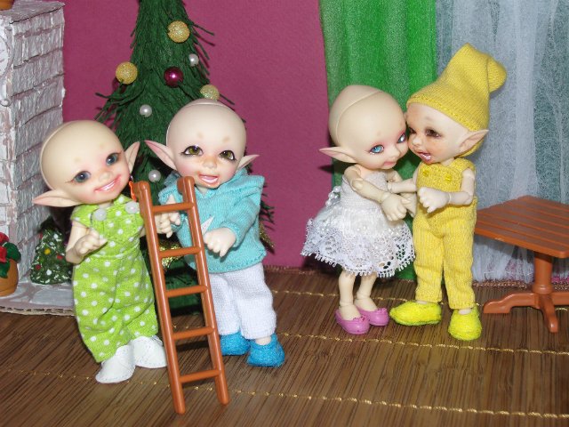 Занавесочная история. Кукольная миниатюра (фото 8)