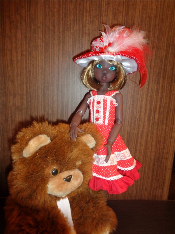 Как мы готовились к конкурсу шляпок! Куклы БЖД от Kaye Wiggs (фото 4)