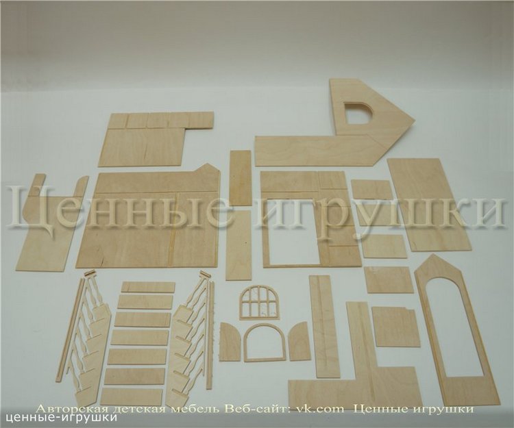 Собираем кровать-домик — Авторские игрушки из разных материалов: синельная проволока (фото 3)