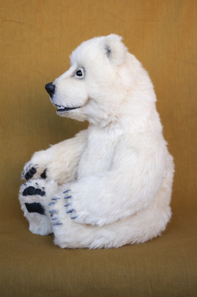 Нолан полярный медвежонок. Авторские игрушки ручной работы Татьяны Матляк (фото 6)