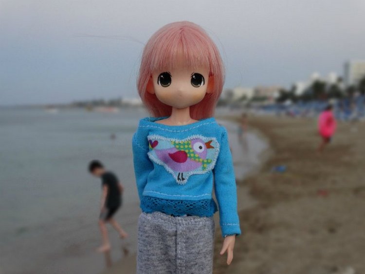 Девочки мамачап на Средиземном море (фото 6)