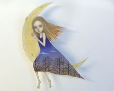 Удивительные бумажные куклы японской художницы Maki Hino