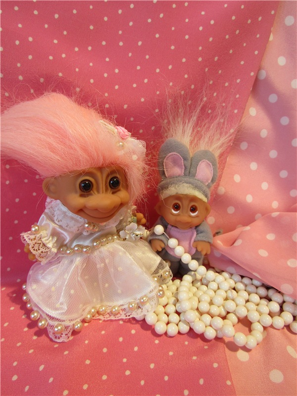 Настроение - в "горошек" — Игрушки Тролли (Trolls): винтажные Dam и Russ