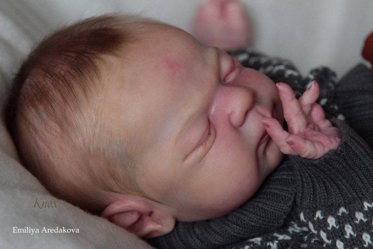 Мой реалистичный малыш реборн из молда Knox. Кукла Эмилии Аредаковой