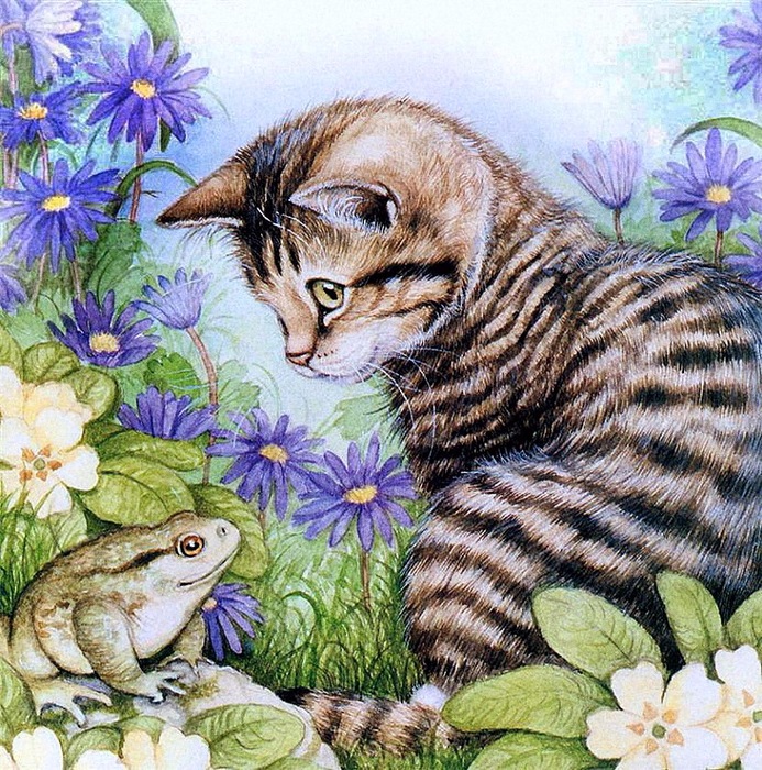 Позитивные и светлые картины Debbie Cook