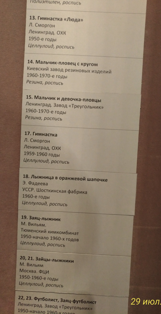 Выставка «Все лучшее – детям. Игрушки 1950–1980 годов из коллекции Сергея Романова». Часть 2