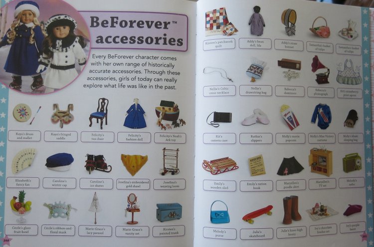 Снова American Girl: mini-девочки. update: Character Encyclopedia, избранные страницы