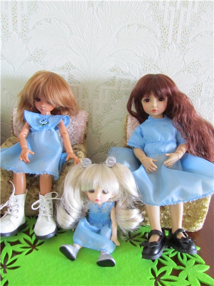 На голубой волне — Одежда и обувь для кукол BJD (БЖД): 1/3
