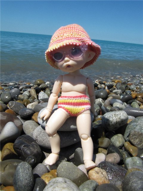 Майка на море. PukiFee Ante BJD