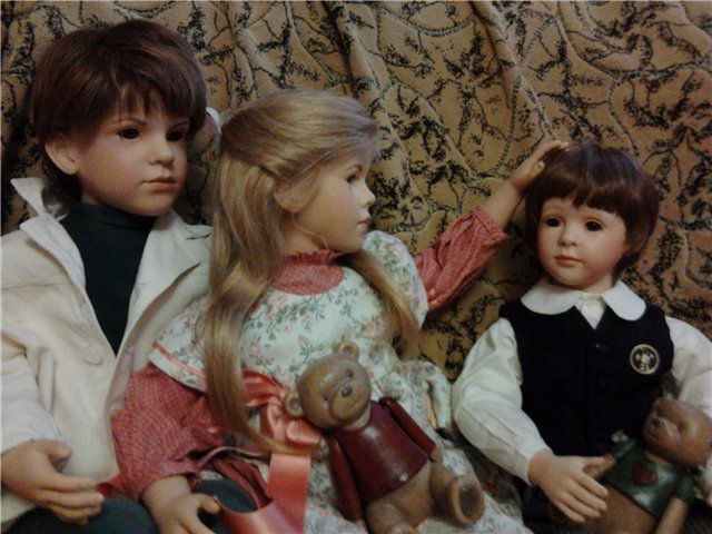 Коллекционные куклы дети от Веры Шольц