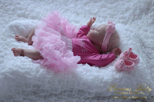 Маленькая снежинка! Кукла реборн Анастасии Бочковой (фото 4)