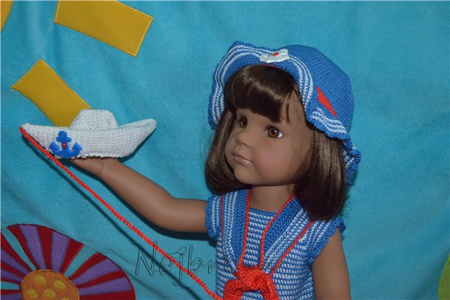 Матросская шапка, веревка в руке...Клавдия Gotz FAO Schwarz (фото 7)