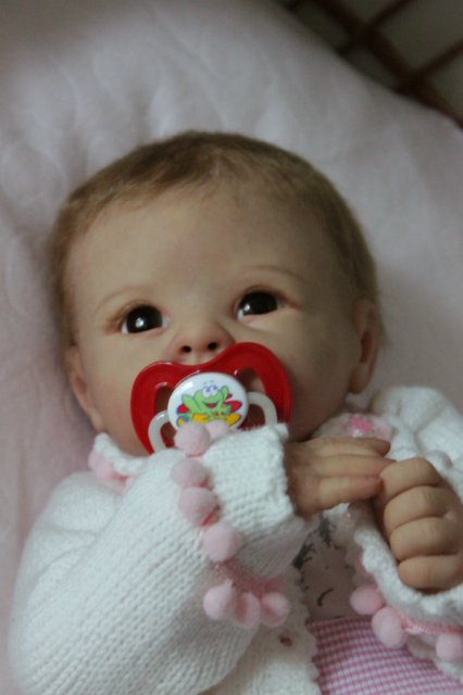 Неженка - Кристочка... Куколка реборн Виктории Вишни