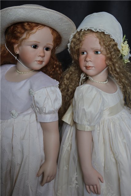 Фарфоровая девочка Фи (Fee) и её мишка Фернандо. Рут Триффайзен (Ruth Treffeisen) (фото 8)