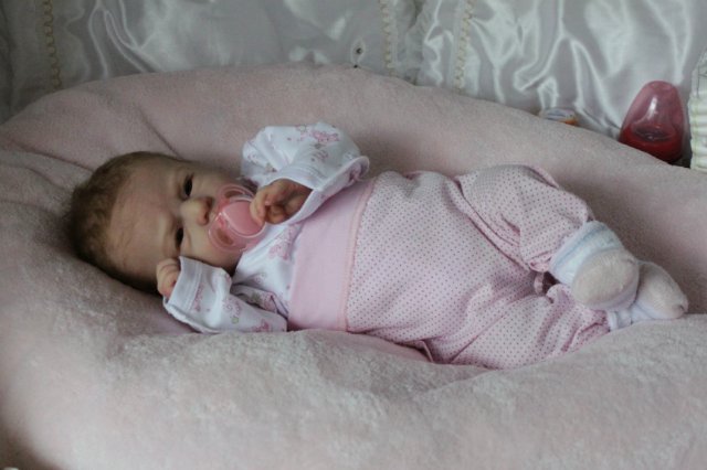 Мой слааадкий ангел! Девочка реборн Виктории Вишни