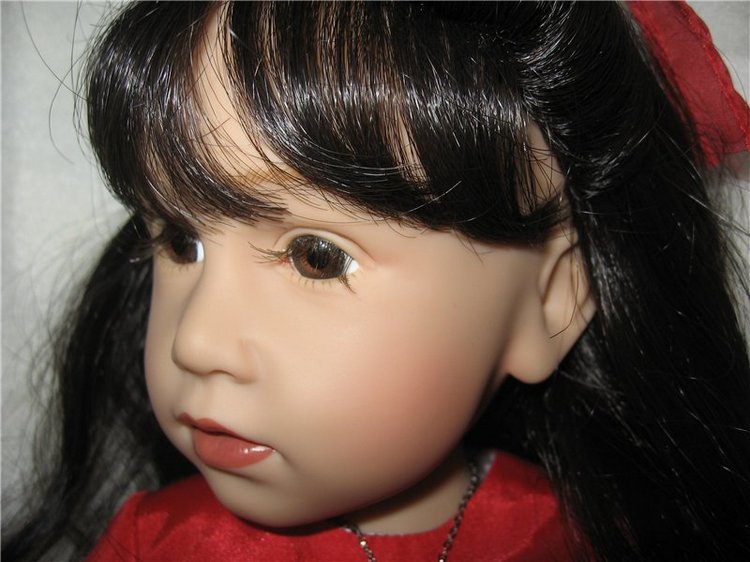 Красавица "Красное сердечко". Необычная куколка Готц (фото 2)