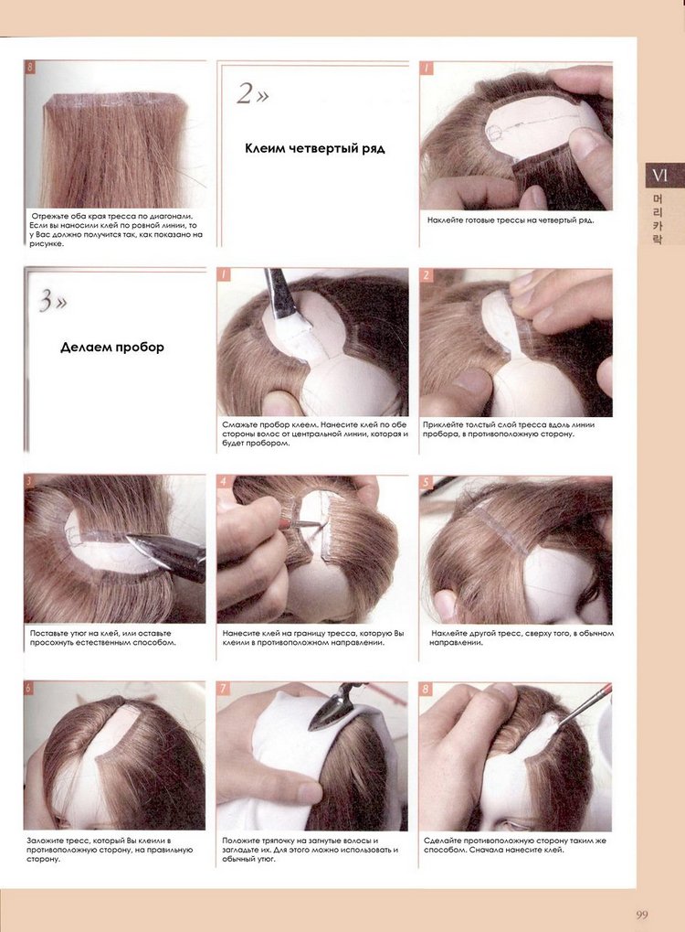 Делаем паричок и шьем авторскую обувь для куклы легко! Мастер класс от YOSHINDA STILE (фото 4)