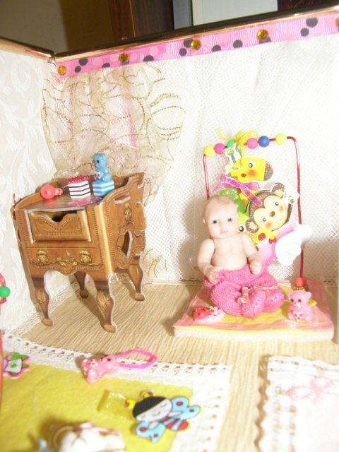 Комнатка для Сонечки. Румбокс, миниатюра (фото 4)