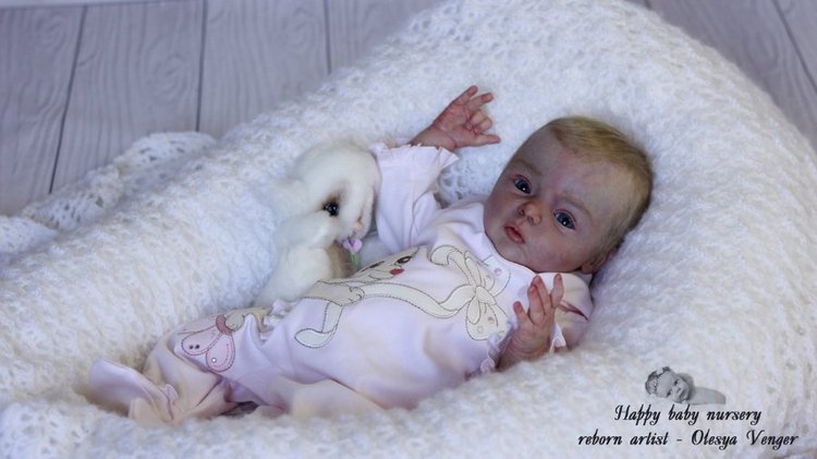 Моя милая златовласка Ева. Кукла реборн Олеси Венгер