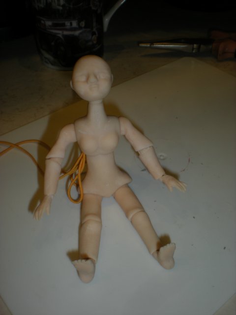 Очередная "моя первая шарнирная кукла"