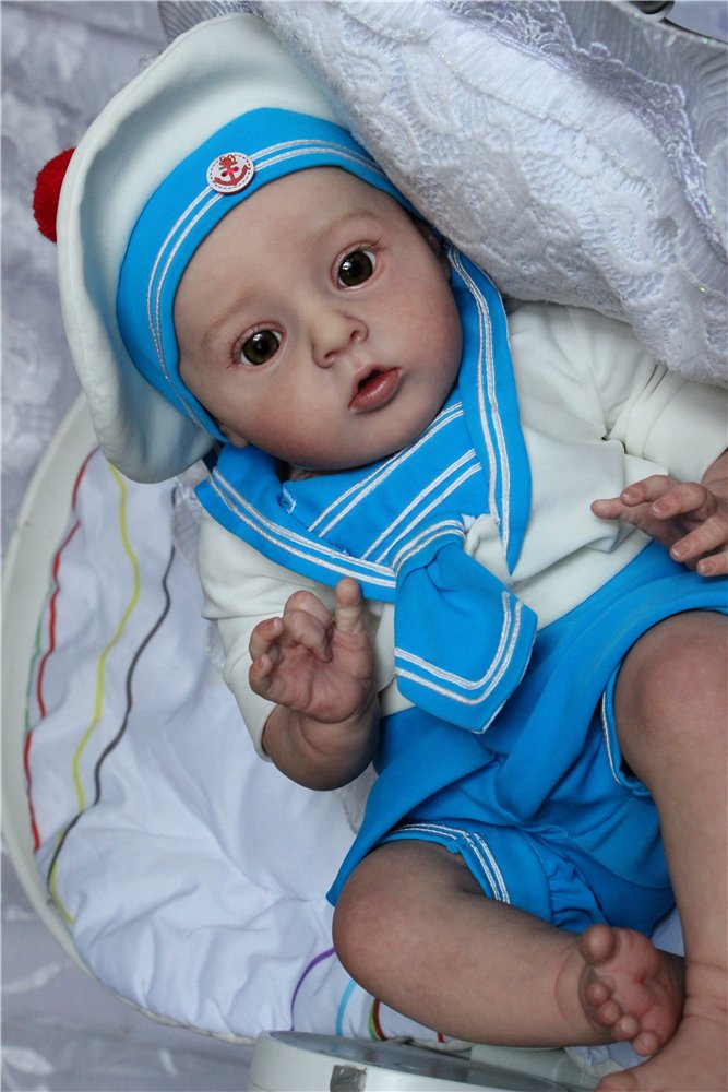 Тимошка-Капитан. Кукла реборн Светланы Преображенской