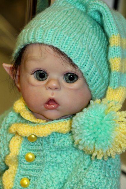 Эльфик реборн Ромашка, Ofelia by Olga Auer