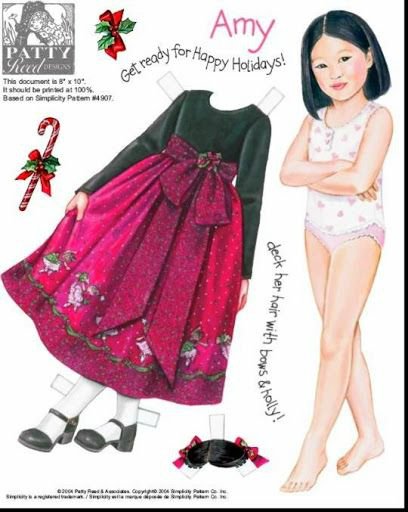 Мои любимые бумажные куклы для вырезания