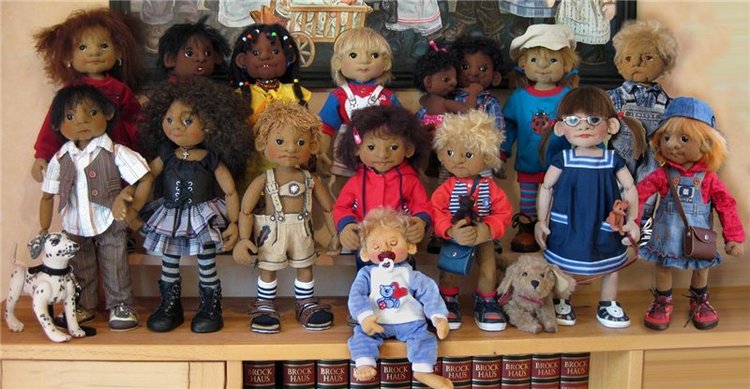 Теплые, фетровые сердца! Текстильные куклы Steffi | Бэйбики Теплые, фетровые сердца! Текстильные куклы Steffi