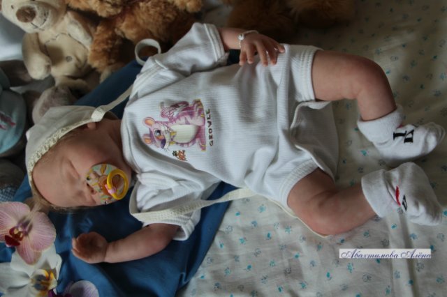 Кукла реборн Миля. Молд Sadie (фото 8)