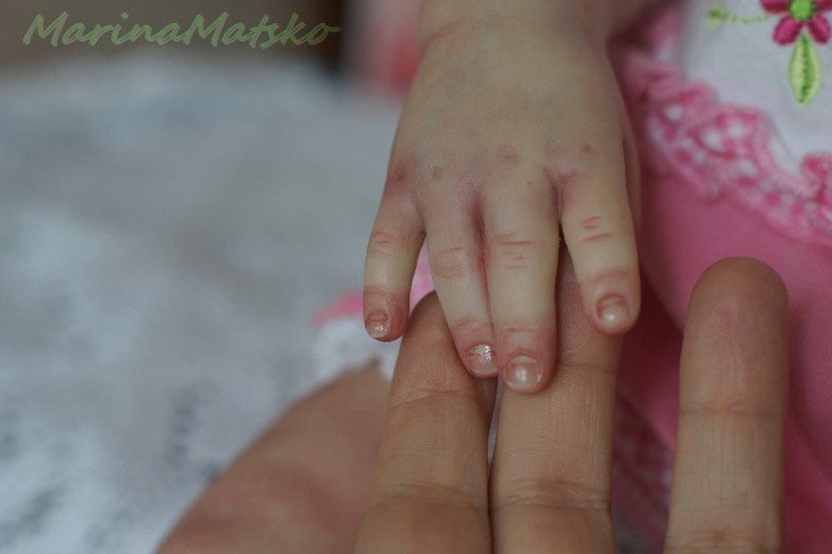 Весёлая хохотушка Маришка. Работа Марины Мацко