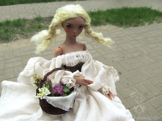 Полиуретановая шарнирная кукла Злата | Бэйбики Полиуретановая шарнирная кукла Злата