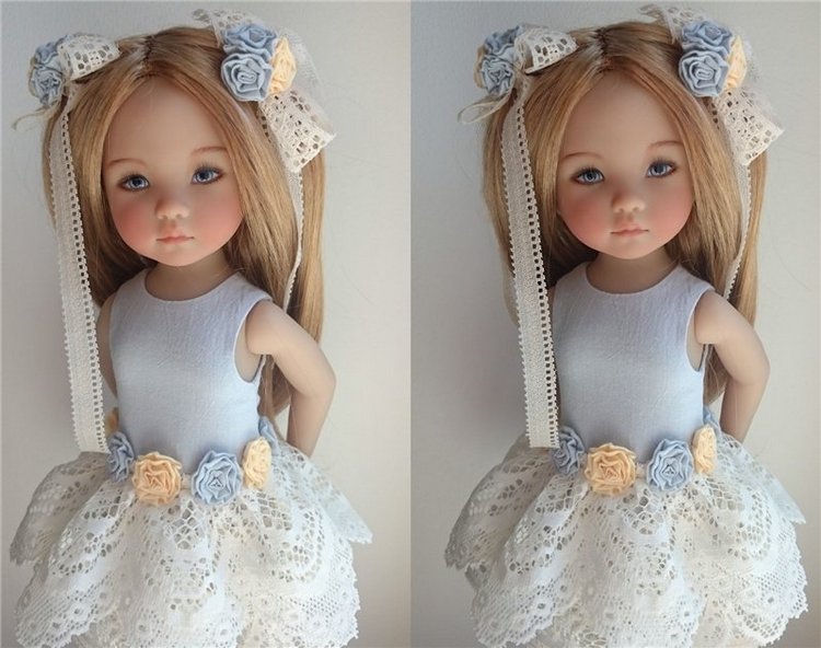 Маленькая девочка в нежно-голубом (фото 9)