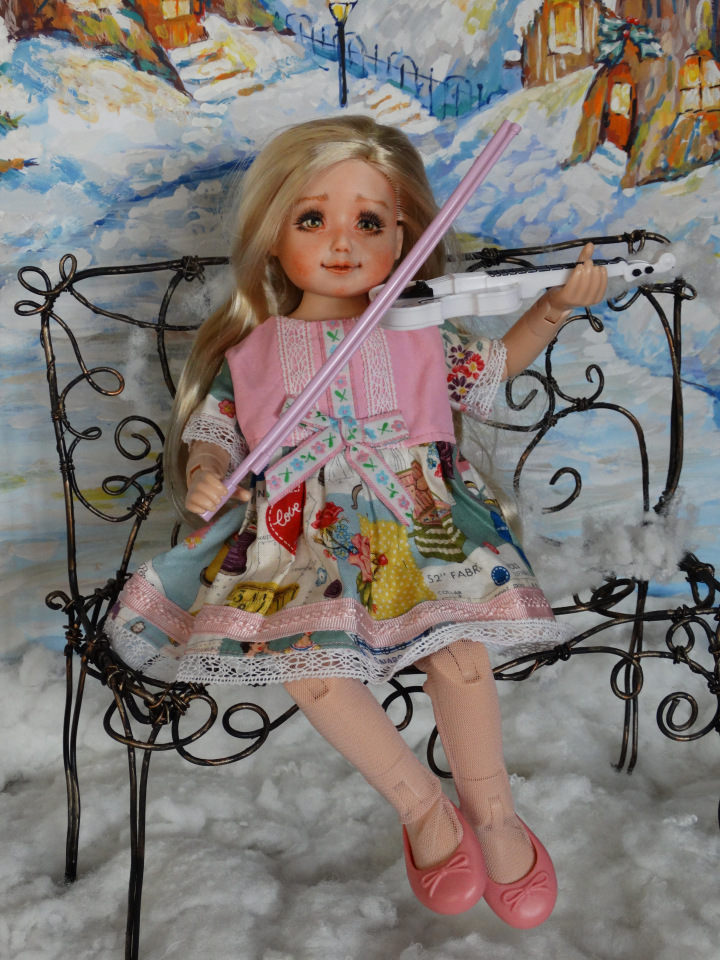 Нежная Лина - кукла Джолина (фото 6)