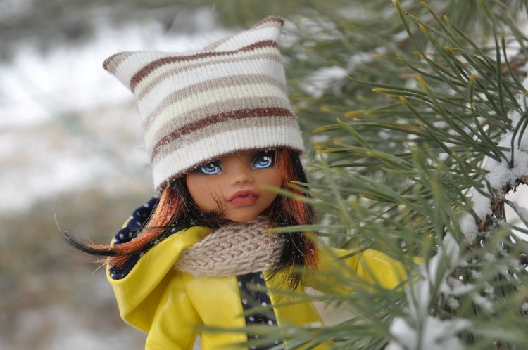 Первый снег — ООАК Monster High и Ever After High: репейнт