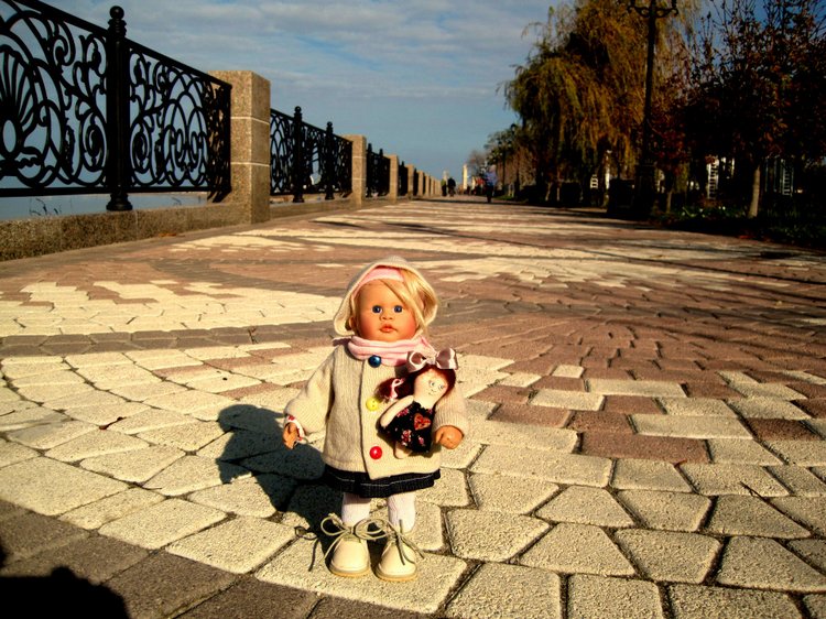 Путешествие к морю. Коллекционная кукла Фрося. Flori, Rolanda Heimer, Schildkrot