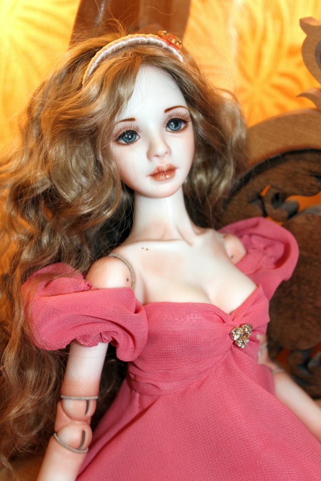 Моя первая фарфоровая шарнирная кукла. Есть фото 18+ (фото 10)