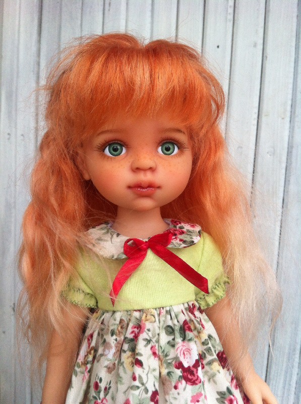 Рыжий, рыжий, конопатый — ООАК Paola Reina (Паола Рейна) и испанских кукол: перерисовка (фото 2)