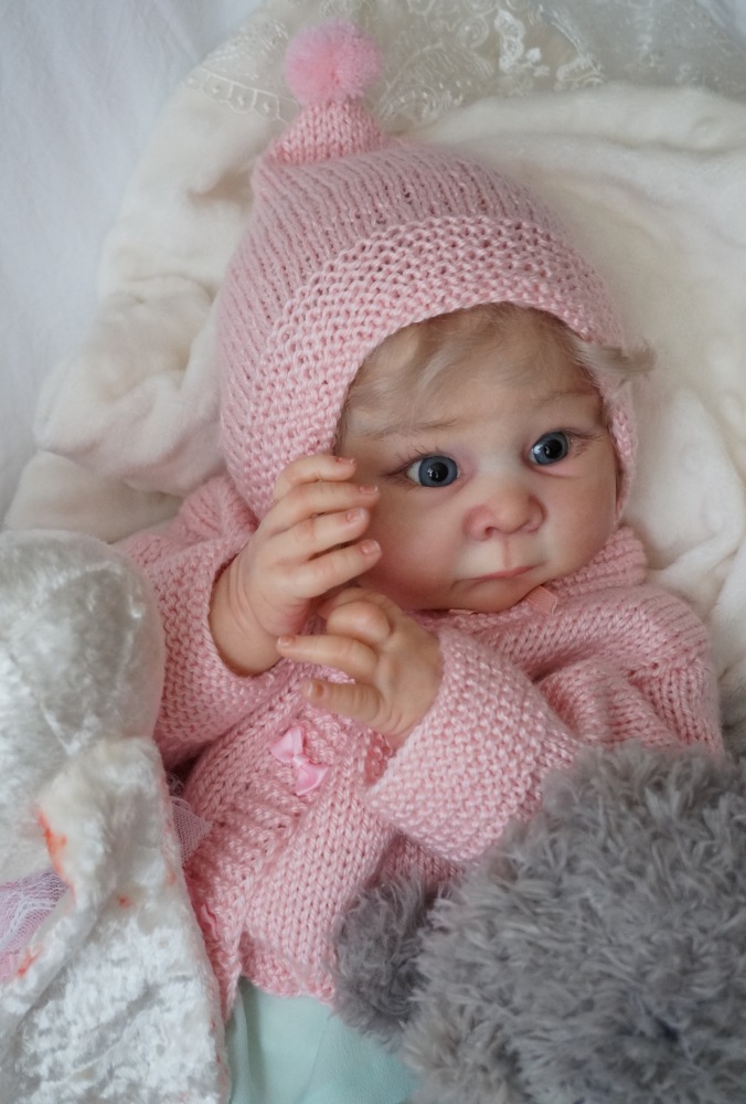 Лизонька. Маленькая шалунья. Кукла реборн Наталии Коноваловой