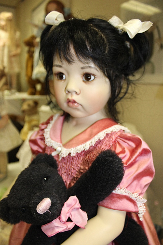 Пасхальная встреча в магазине кукол Хильдегард Гюнзел. Новая коллекция из резин 2017. Азиаточка Tian Yu