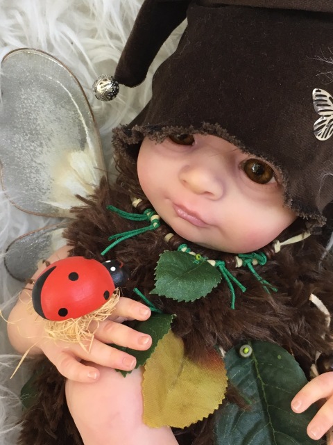 Лесной Эльфёныш,кукла-реборн Элины Кудрявцевой