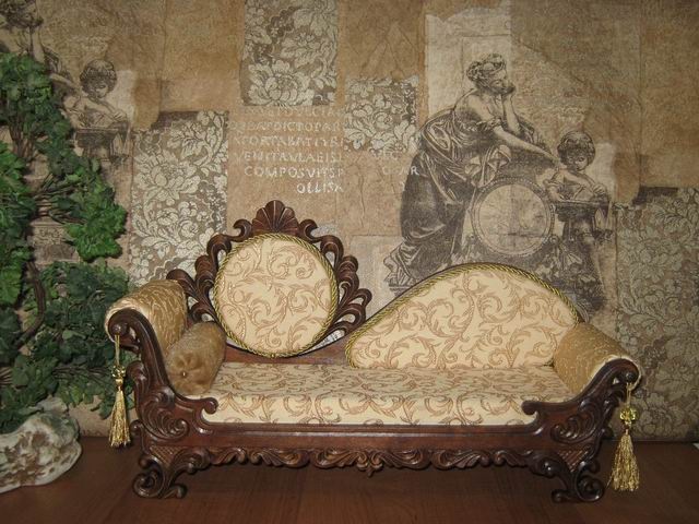 Кушетка для куклы масштаб 1/4