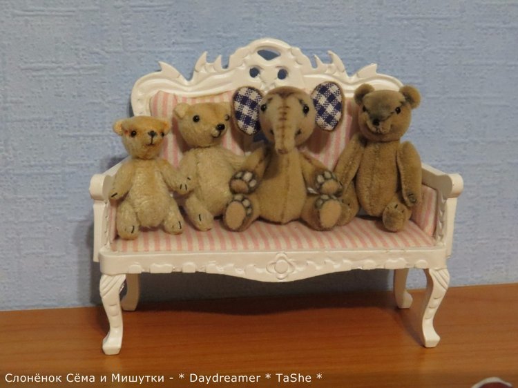 Третий слон... слоненок — Авторские мишки Тедди и друзья: фото