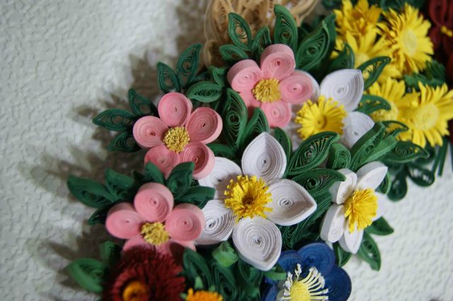 Веночек в цветочек. Квиллинг