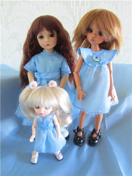 На голубой волне | Бэйбики На голубой волне — Одежда и обувь для кукол BJD (БЖД): 1/3 (фото 4)