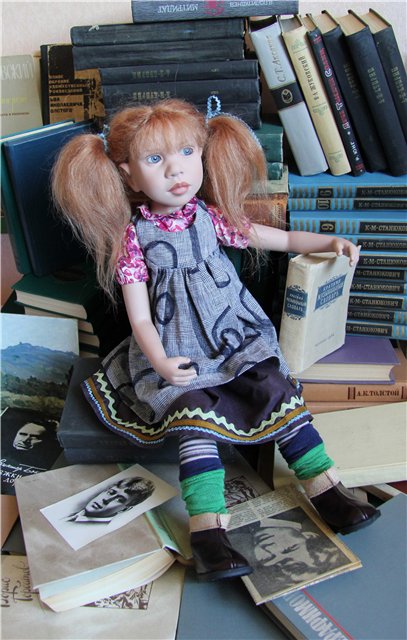 Мечтательница Trinette, коллекционная кукла Zwergnase (фото 4)