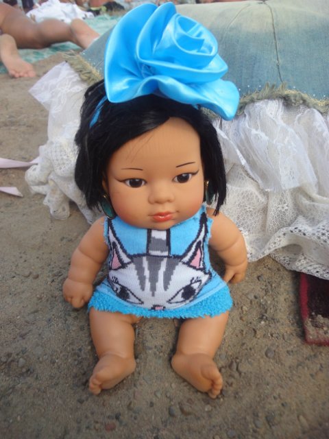 Танюшка на пляже. Кукла из Испании фирмы Rauber (фото 7)