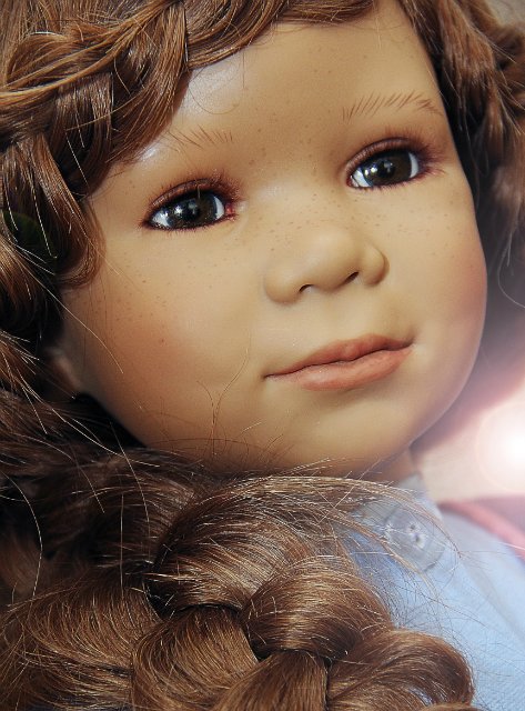 Дитя улиц и одновременно нежнейшее создание Сина куколка от Annette Himstedt 2004г.выпуска (фото 9)