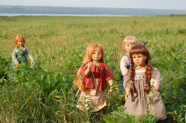 Куклы Bettina Feigenspan-Hirsch или большая прогулка